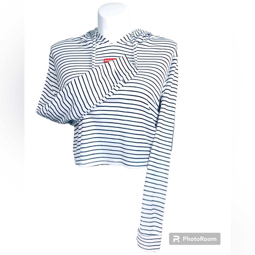 Nantucket Striped Sweater with Hoody